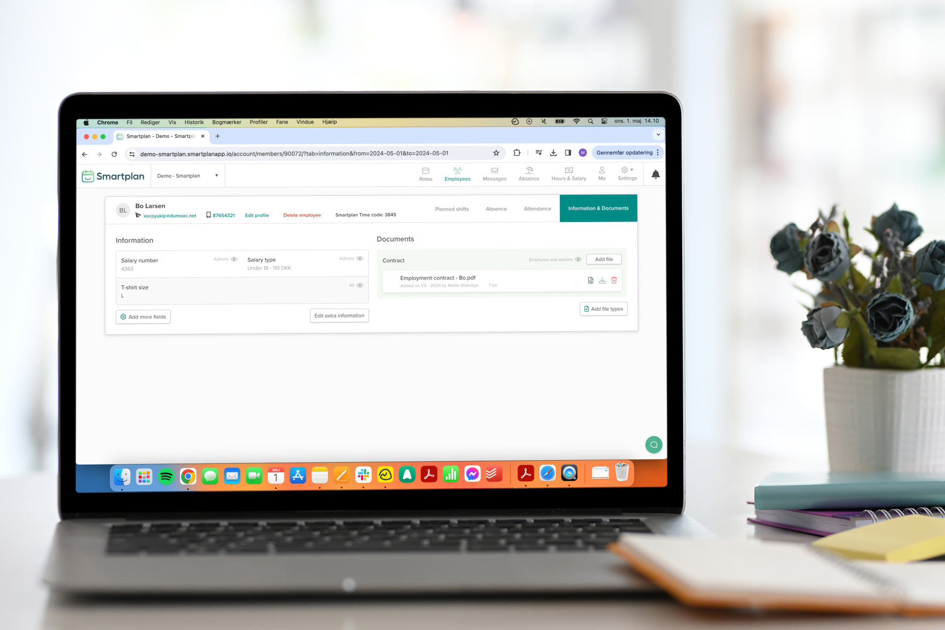 Fra kontrakter til sertifikater: Legg til dokumenter i medarbeiderprofiler i Smartplan