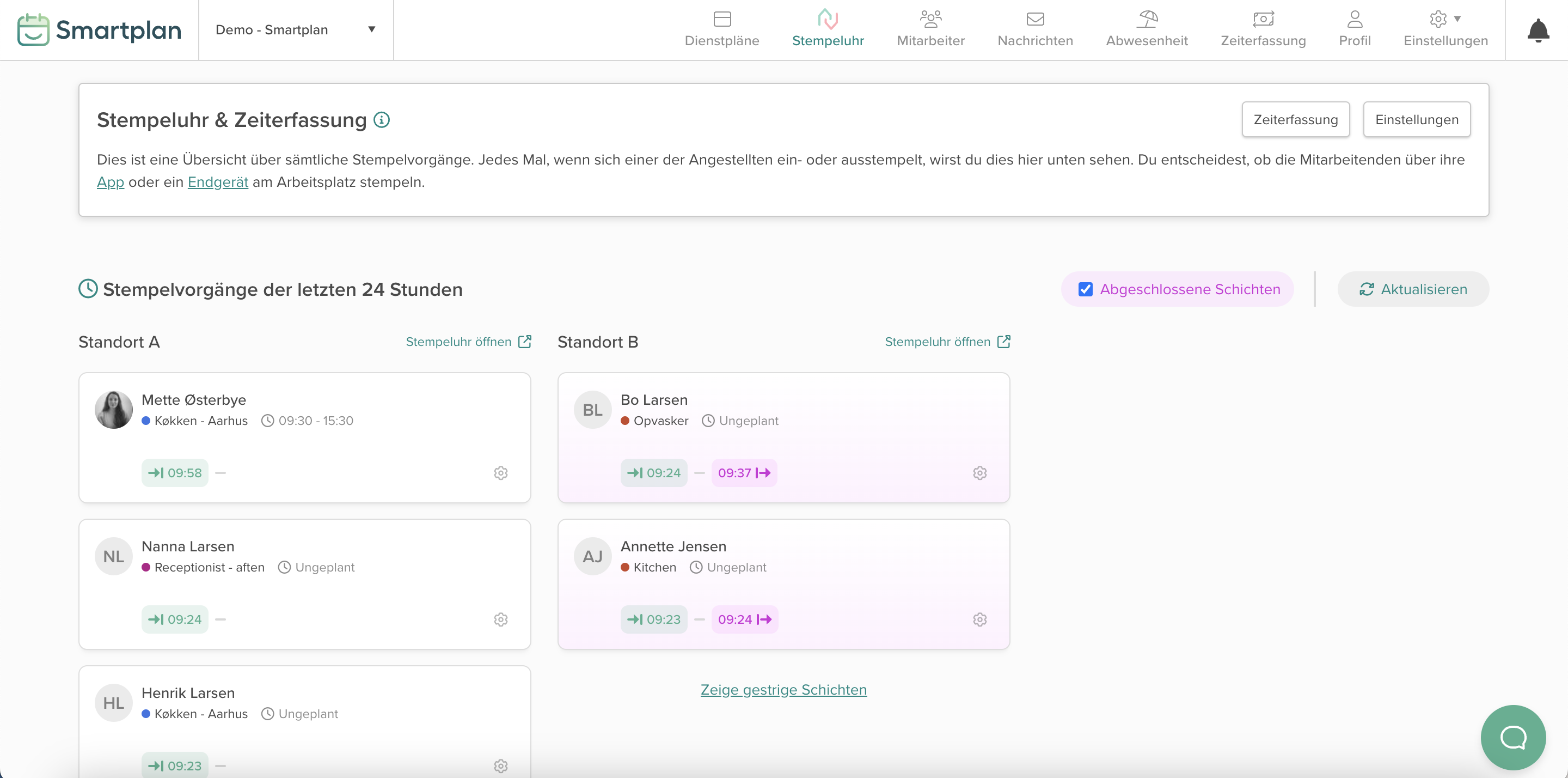 Großes Stempeluhr-Update: Entdecke alle neuen Funktionen