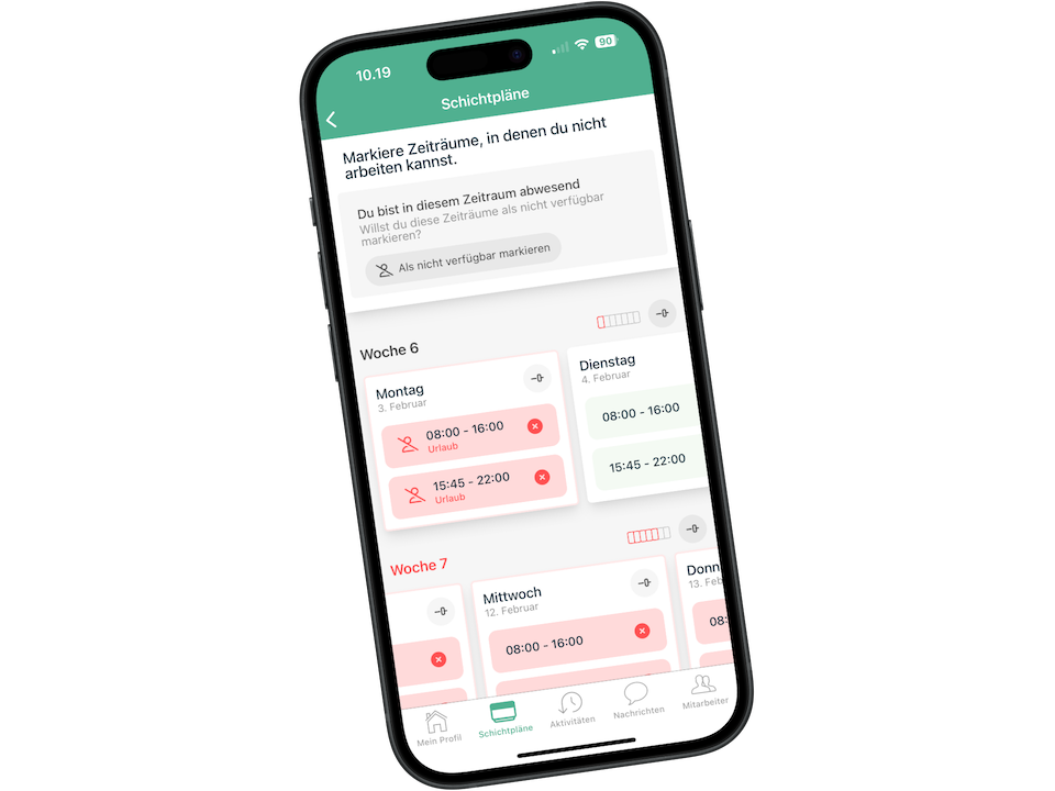 Verfügbarkeitsanfragen wurden aktualisiert - damit du einfacher mitteilen kannst, wann du Zeit hast