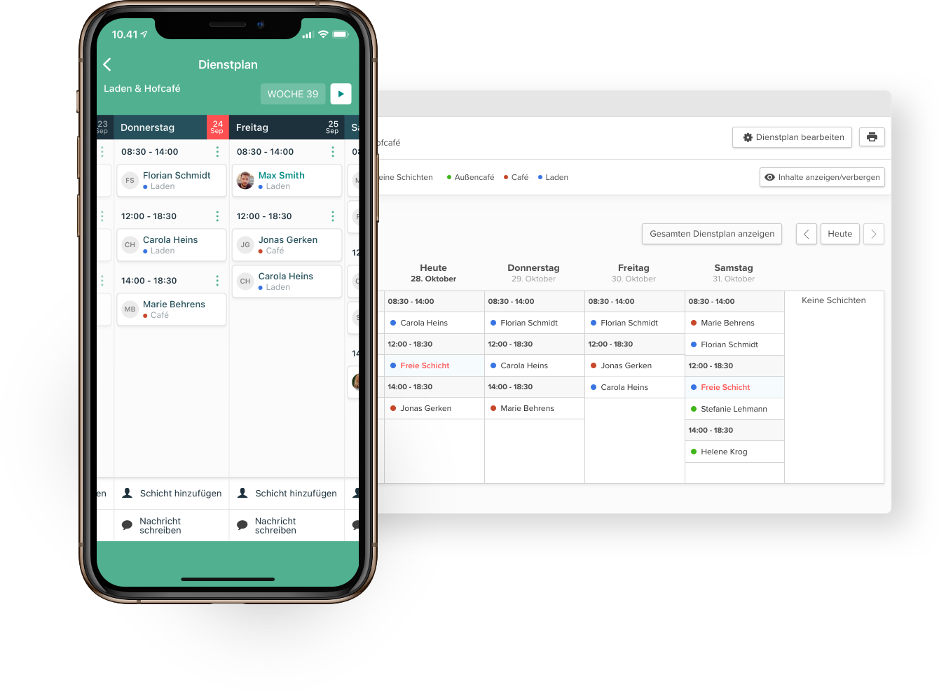 Bild der Smartplan App