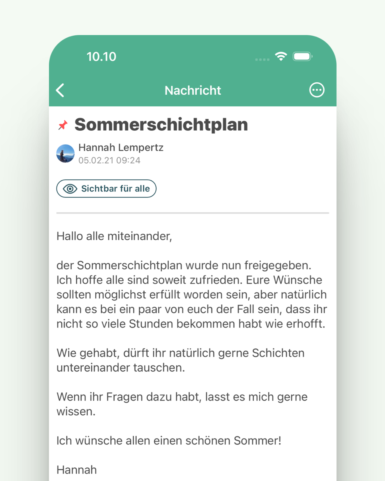 Bild der Smartplan App