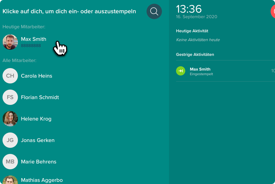 Bild der Smartplan App