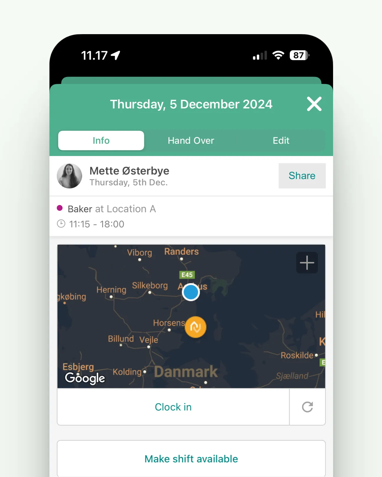 Afbeelding van de Smartplan app