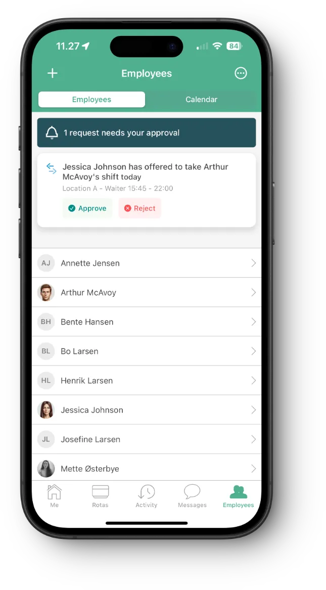 Paso 3 del cambio de turno en Smartplan