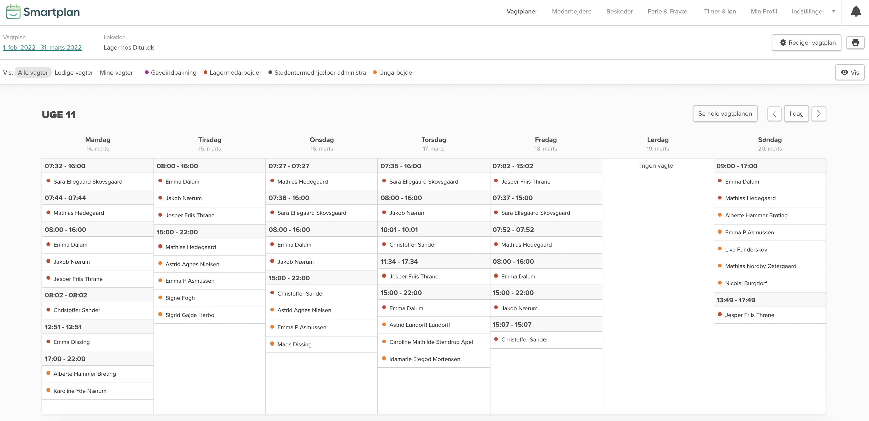 Bilde av Smartplan-appen