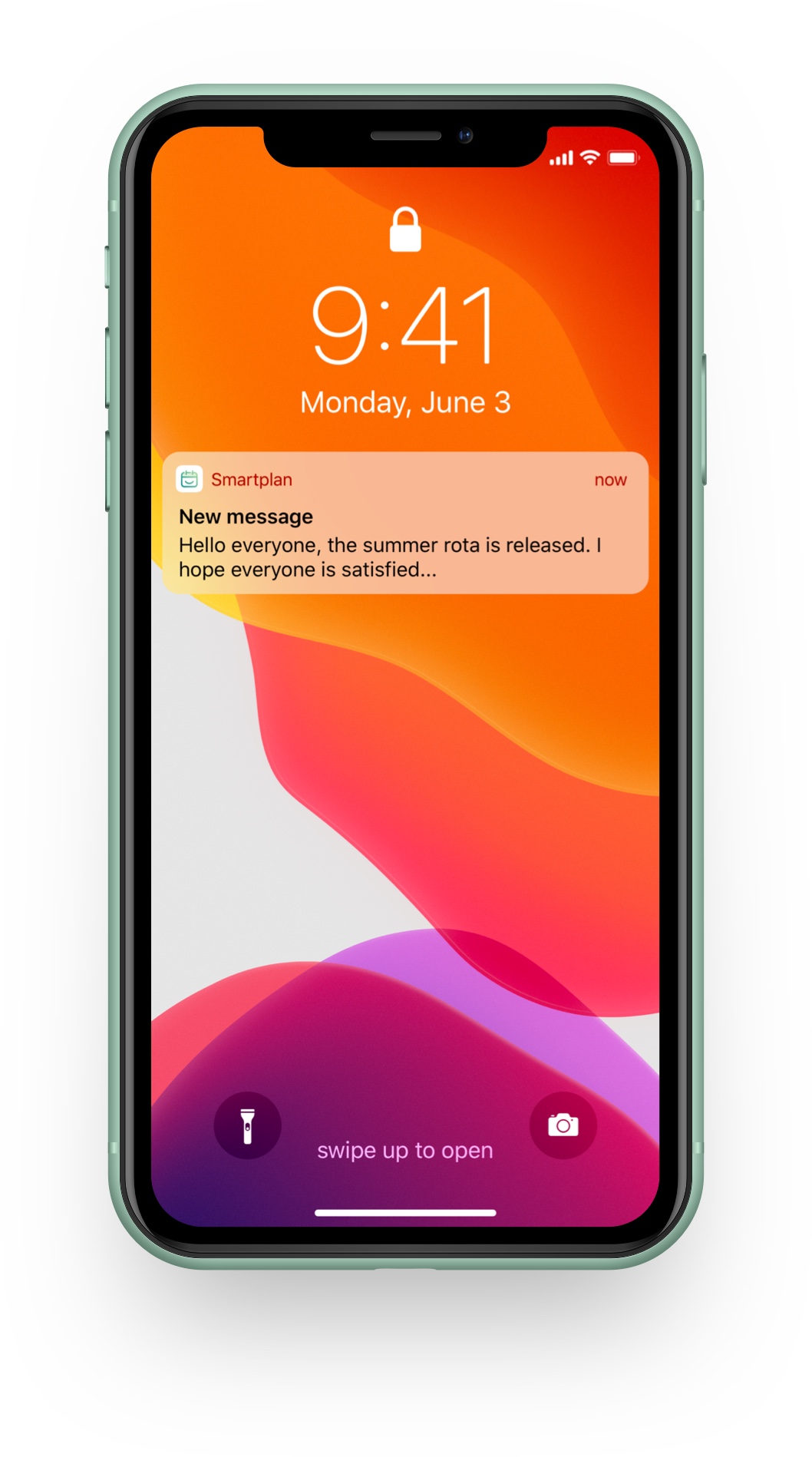 Image of Smartplan notification