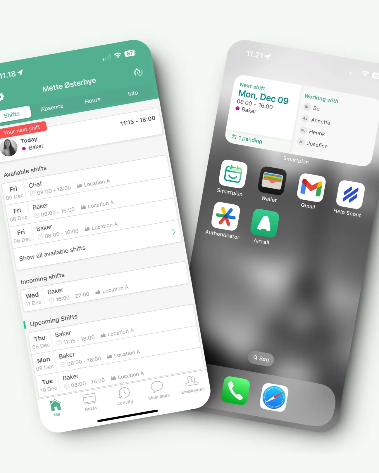 Bild av Smartplan-appen